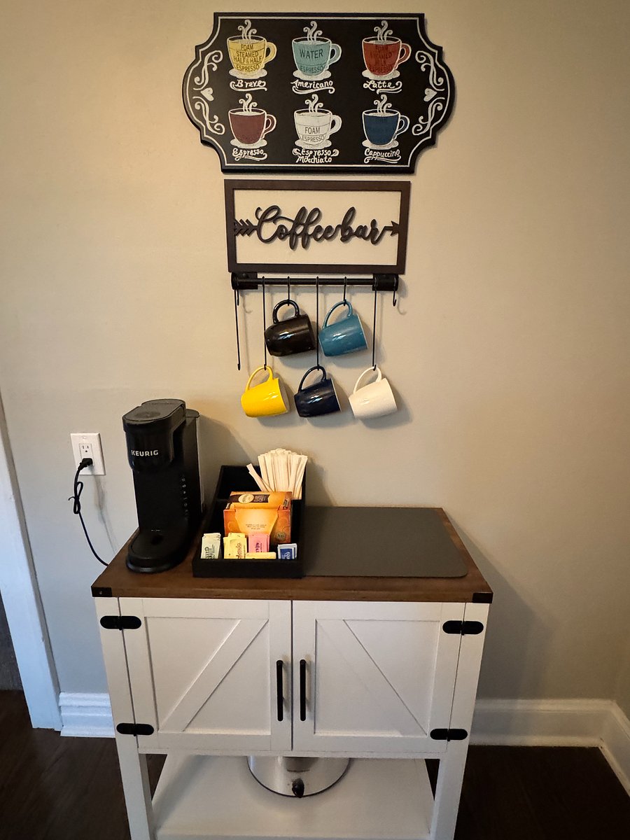 Coffee Station in the kitchen