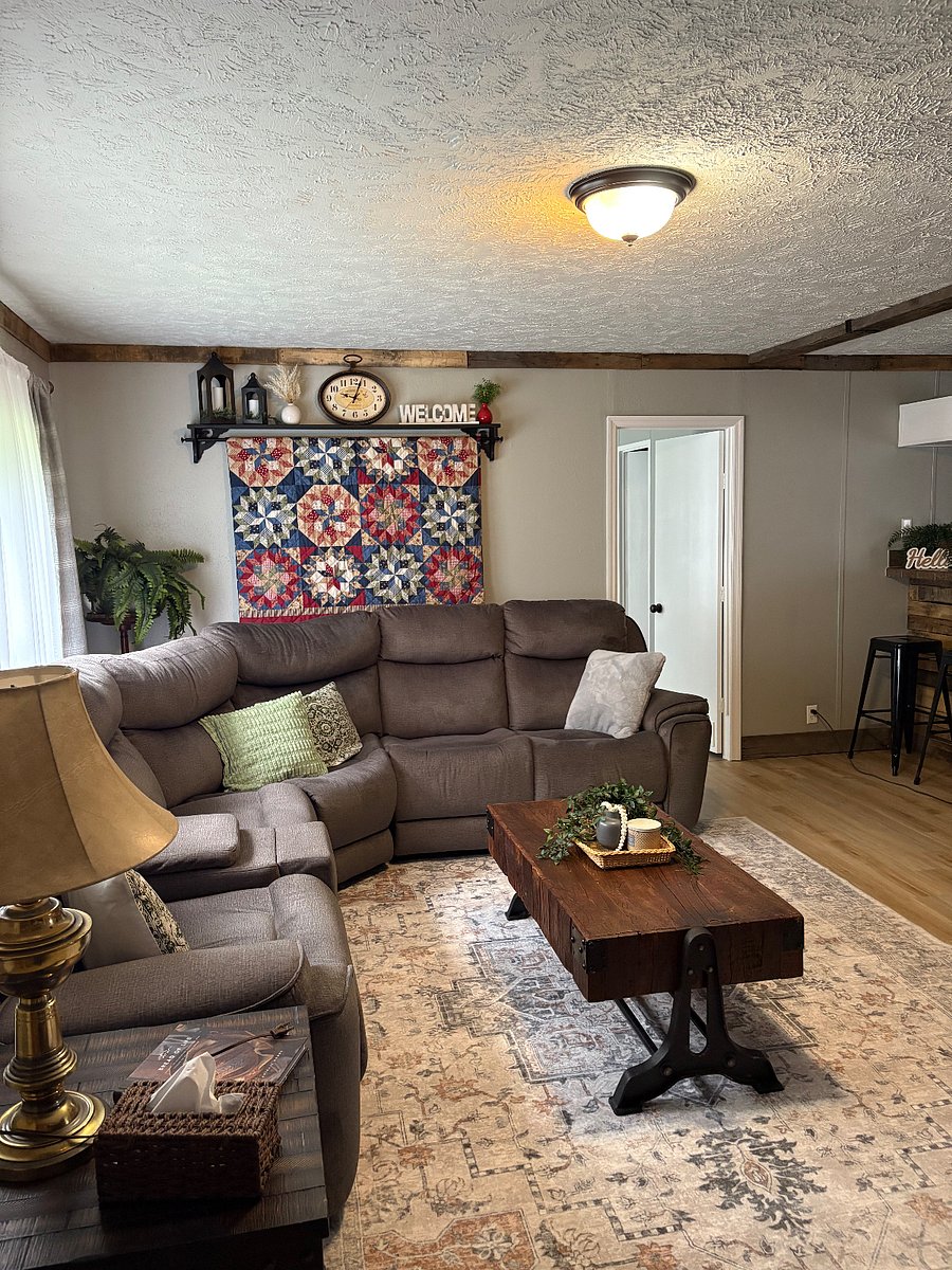 Sectional sofa with 3 recliners