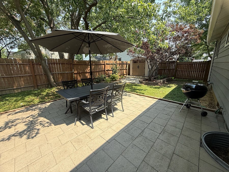 Great space for chilling and grilling!