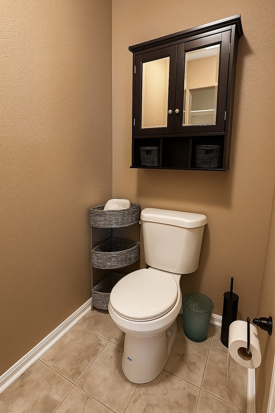 Master bath toilet area