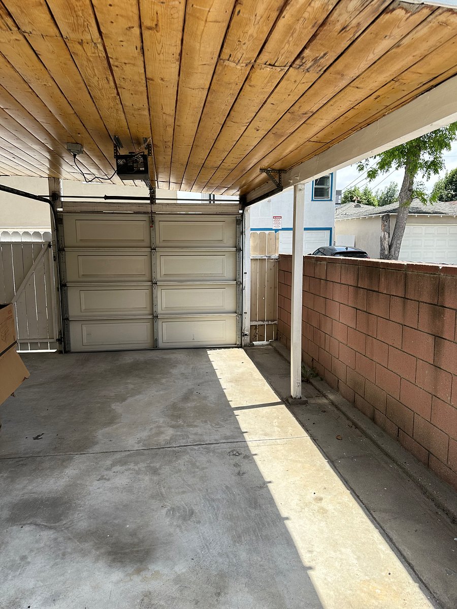 Enclosed carport