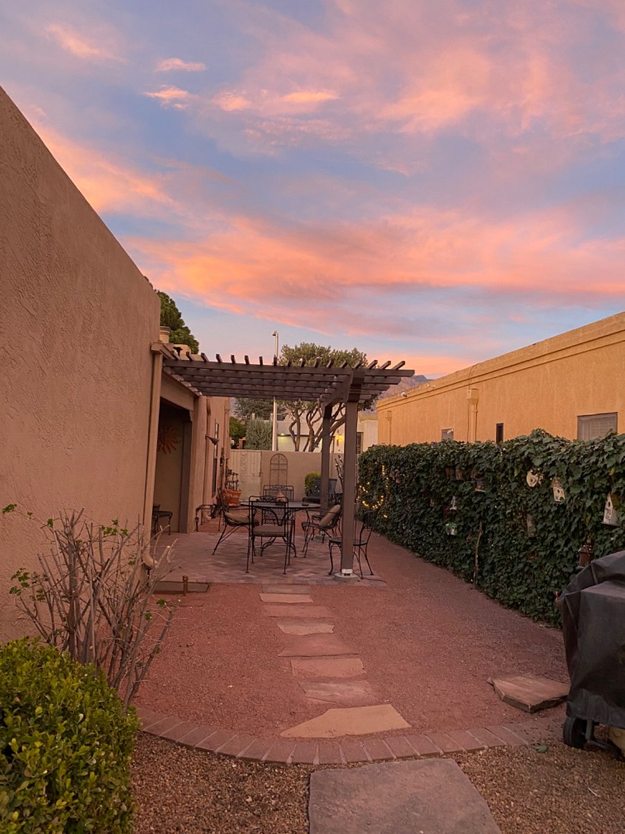 Side yard, looking east to the front yard