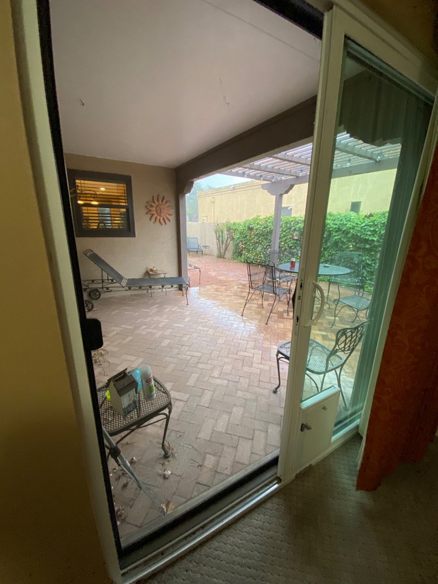 Even when it rains - not often! - you can enjoy the covered porch and breeze through the house!