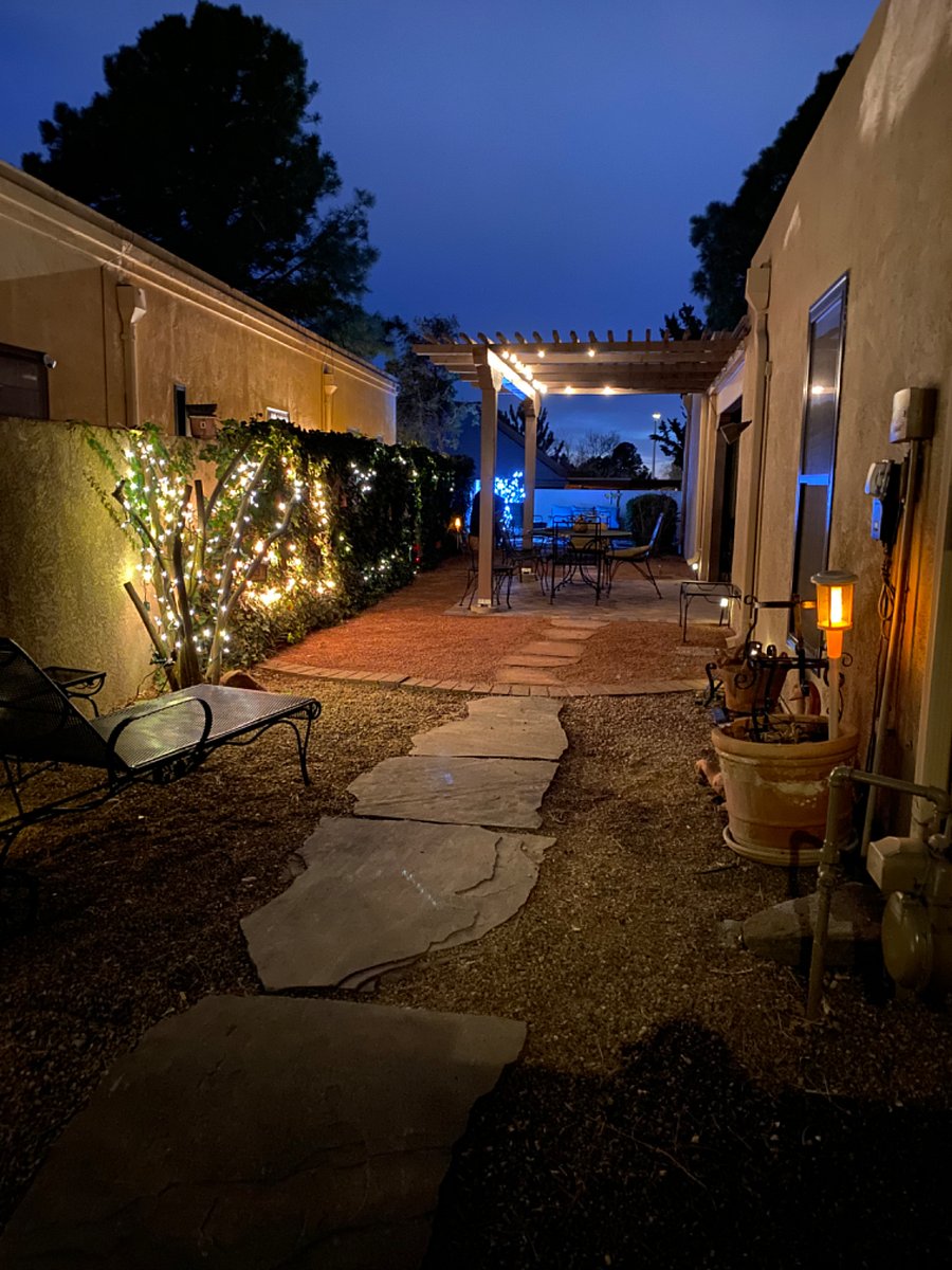 Side yard, looking west to the backyard