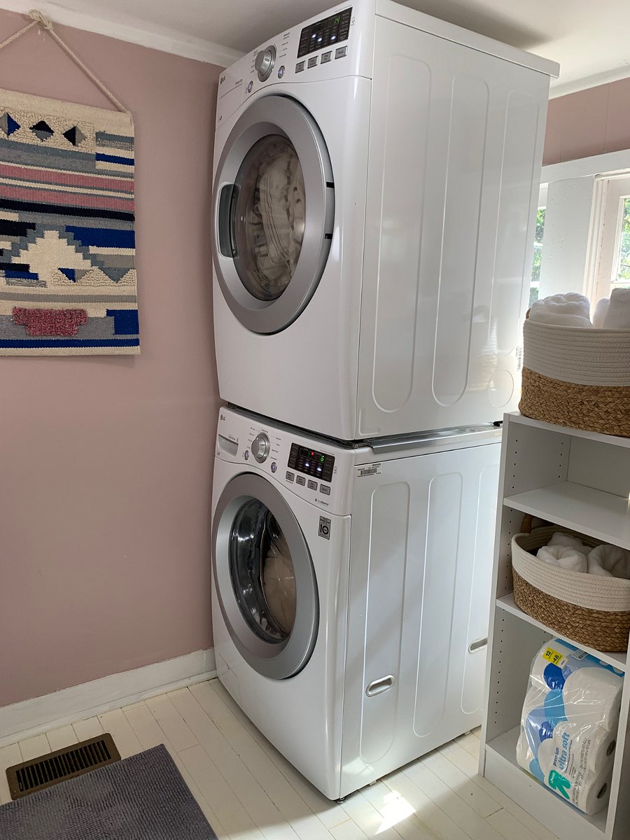 in house washer/dryer for easy clothes cleaning