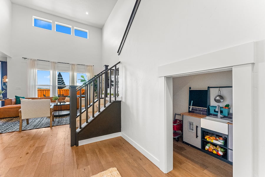Living Room with Play Area