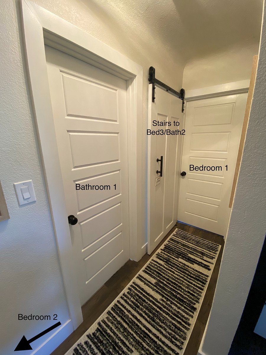 Hallway off dining room