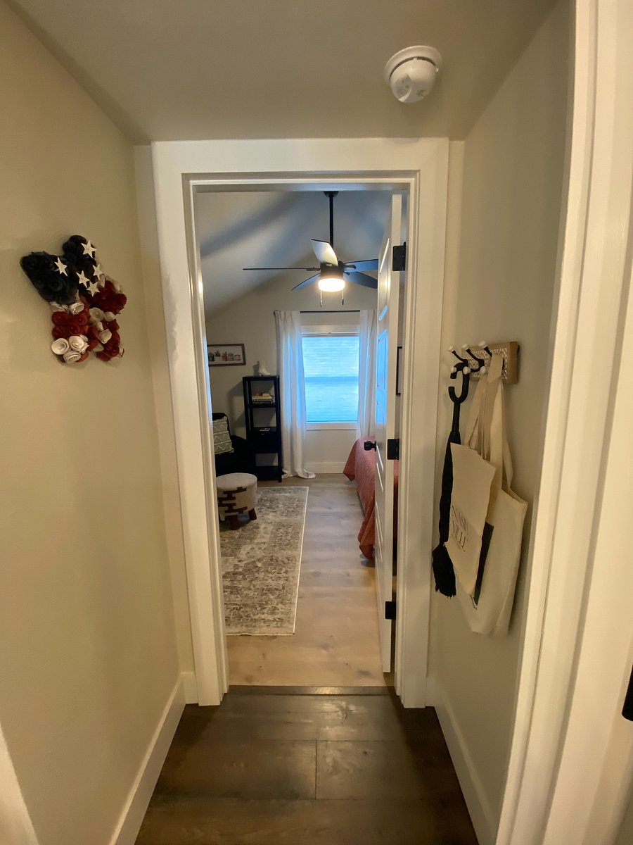 Bedroom 3 (primary) - has two reach-in/walk-in closets