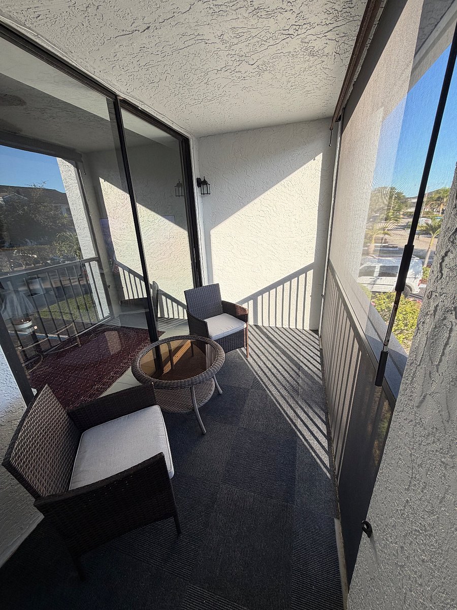 Patio. Screened in.