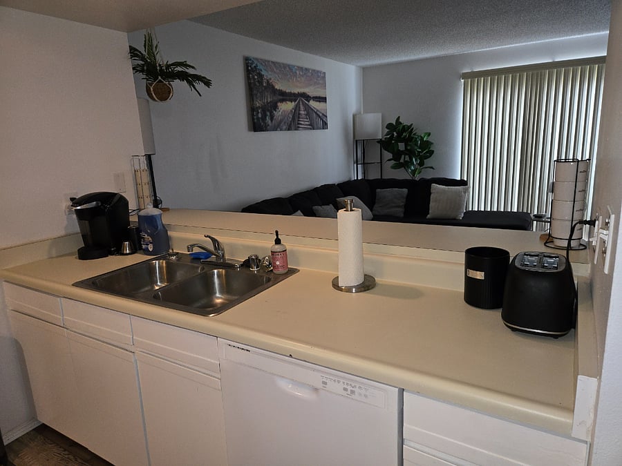 Kitchen sink area