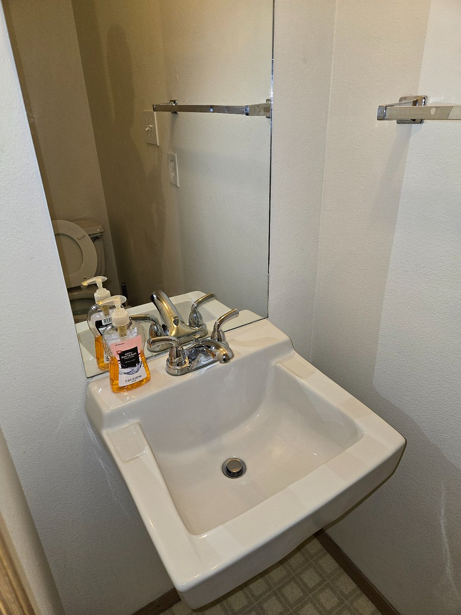 Basement half bath