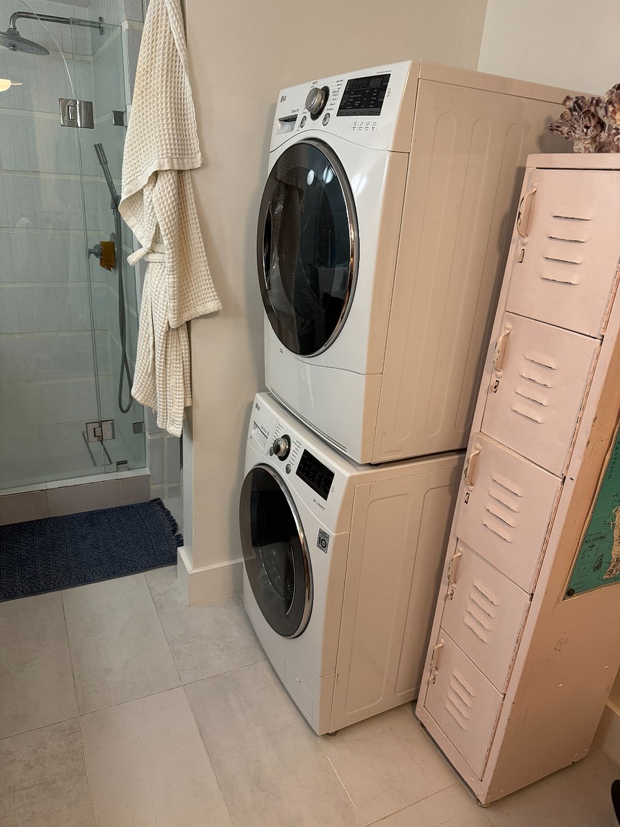 New washer and dryer