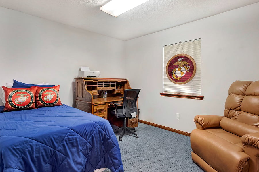 Bedroom 3 Twin Bed and Office Space