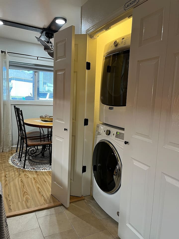 Apt A laundry closet