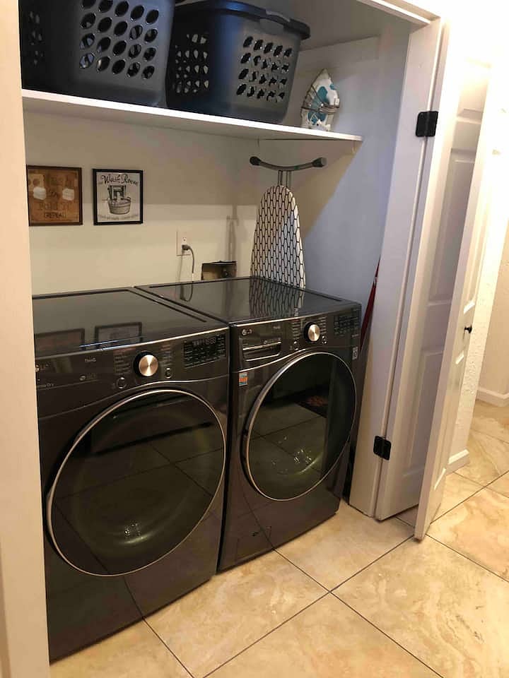 Apt C laundry closet