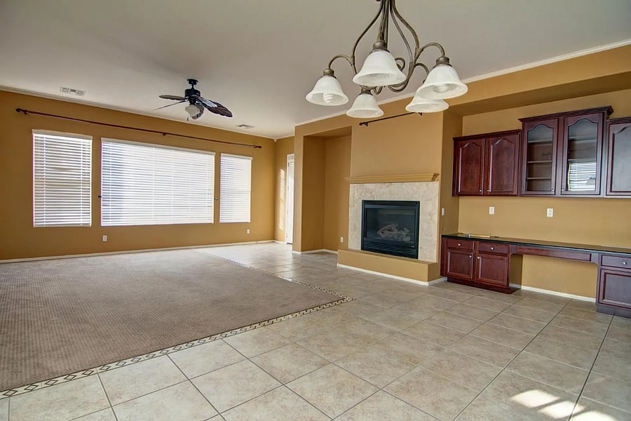 Family Room *connected to Kitchen, Also contains work space