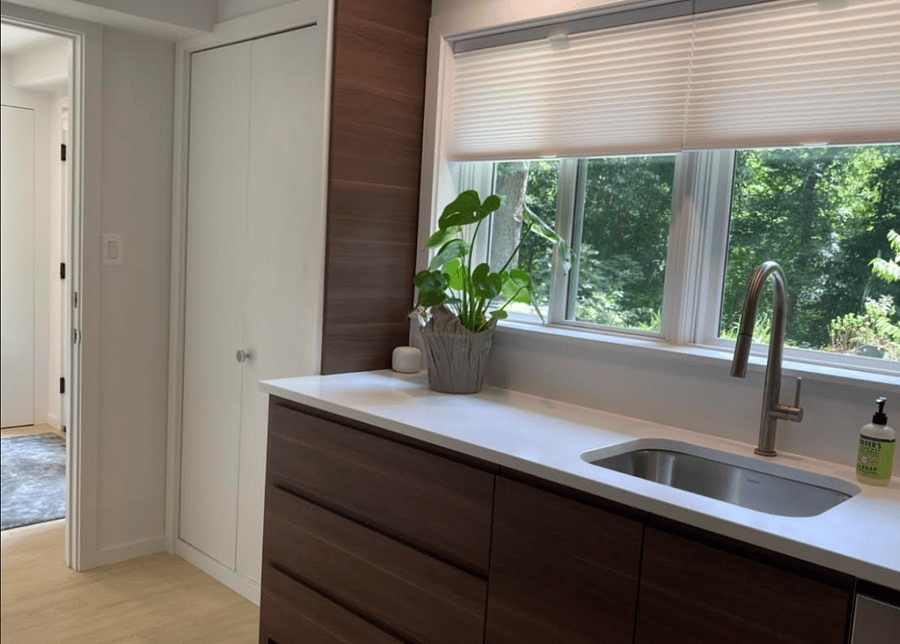Floor-to-Ceiling Storage and Sunny Kitchen.