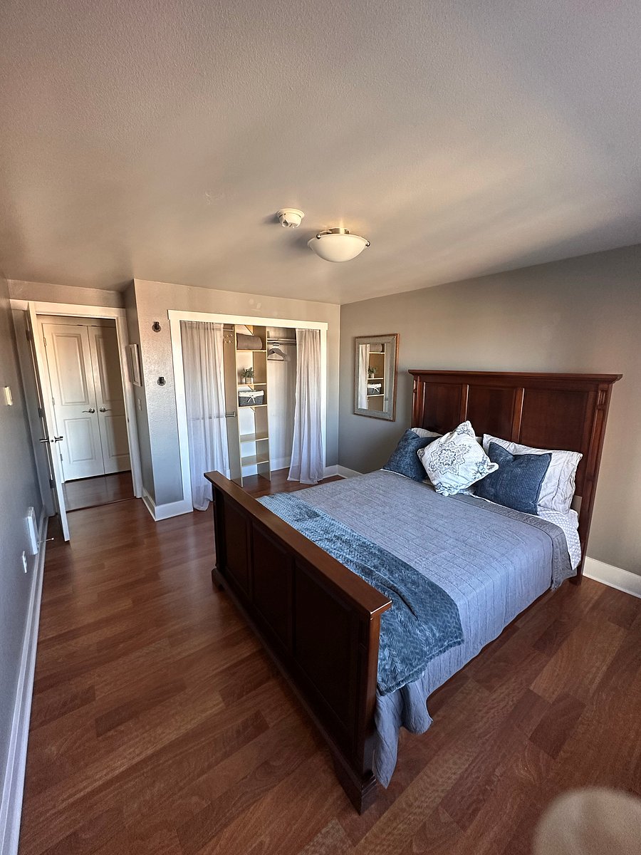 Full size closet. Brand new mattress 10/17/26