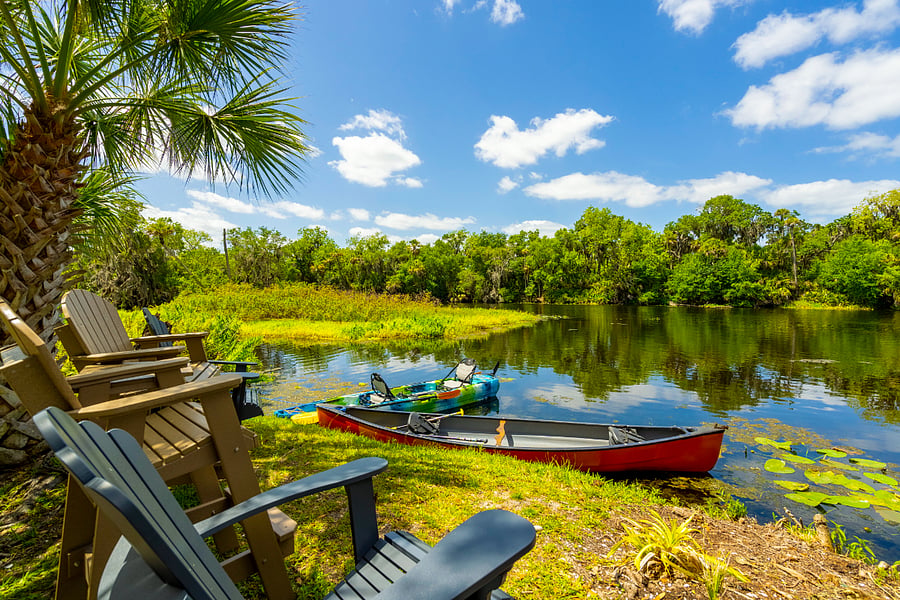 View of the River from the property
