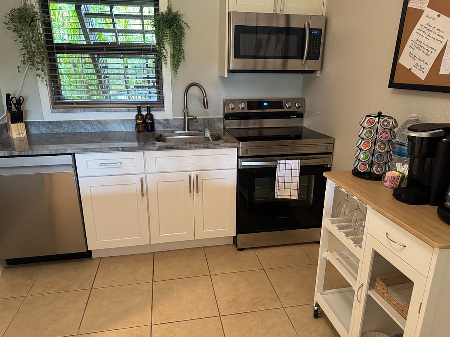 Fully Stocked Kitchen