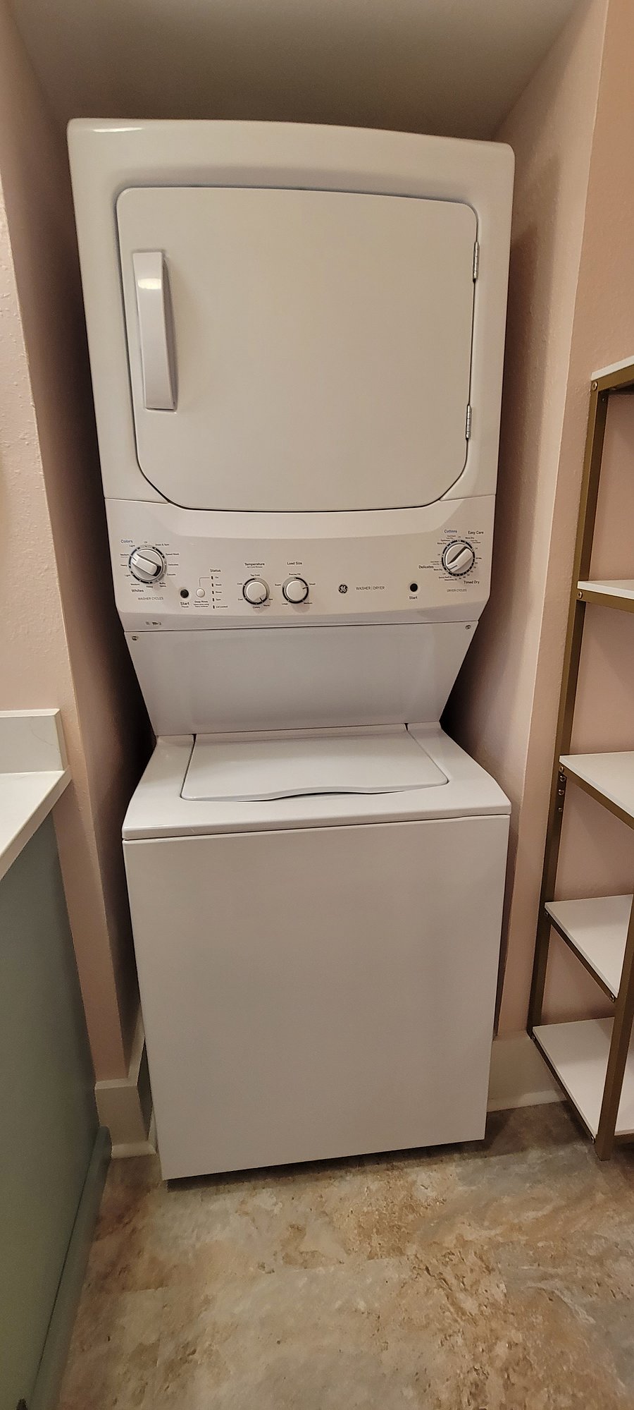 Laundry in bathroom