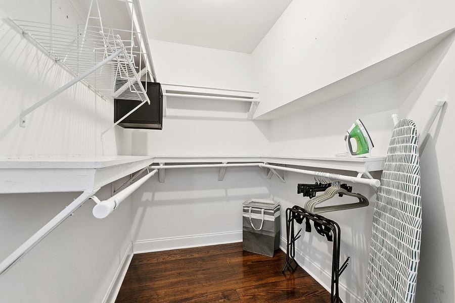 Master walk-in closet 