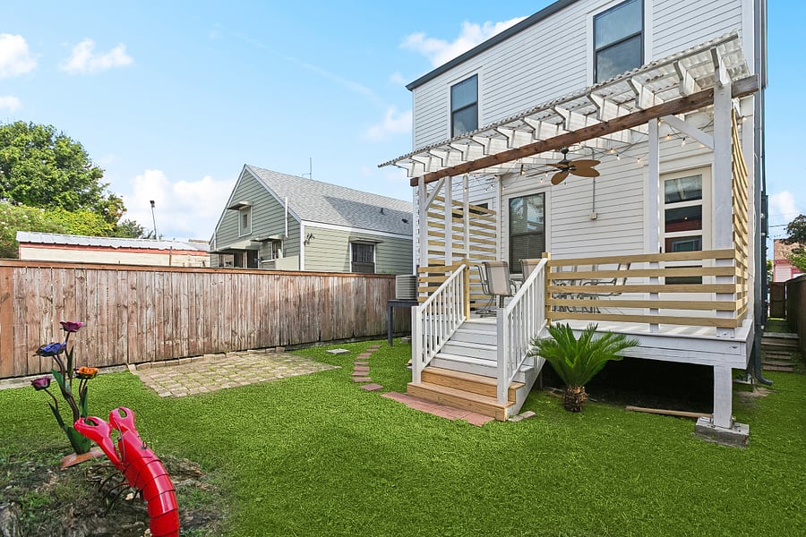 Outdoor patio area 