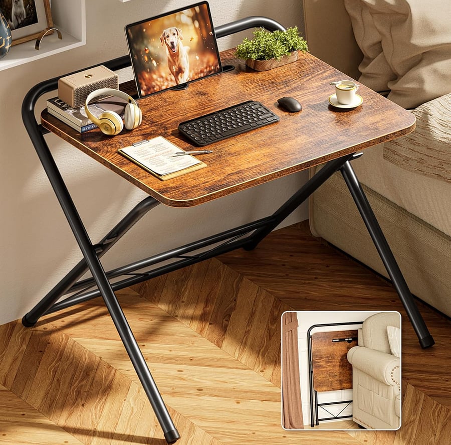 Each bedroom features a 24 foldable desk, perfect for work or study.