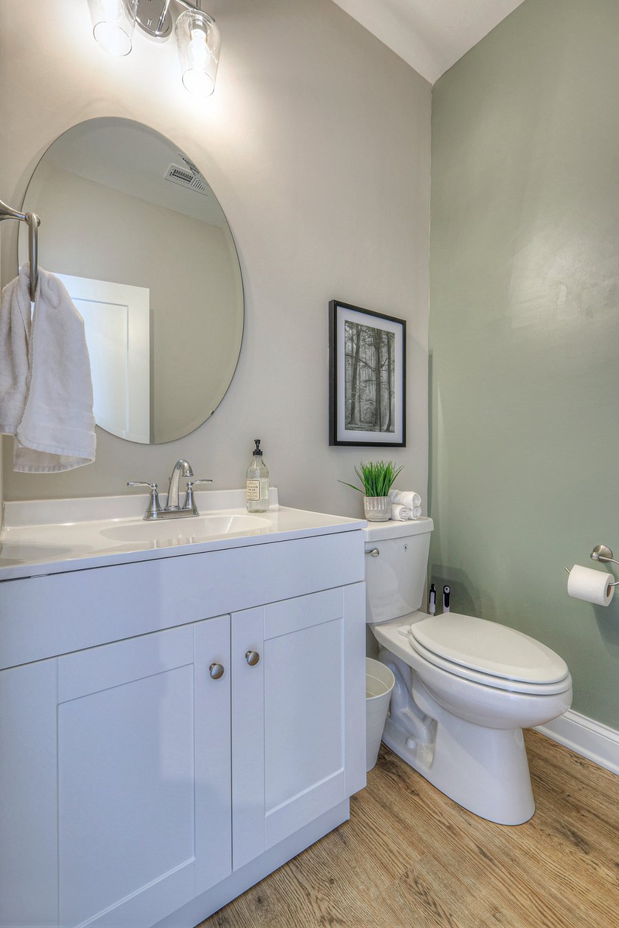 half bath on main level
