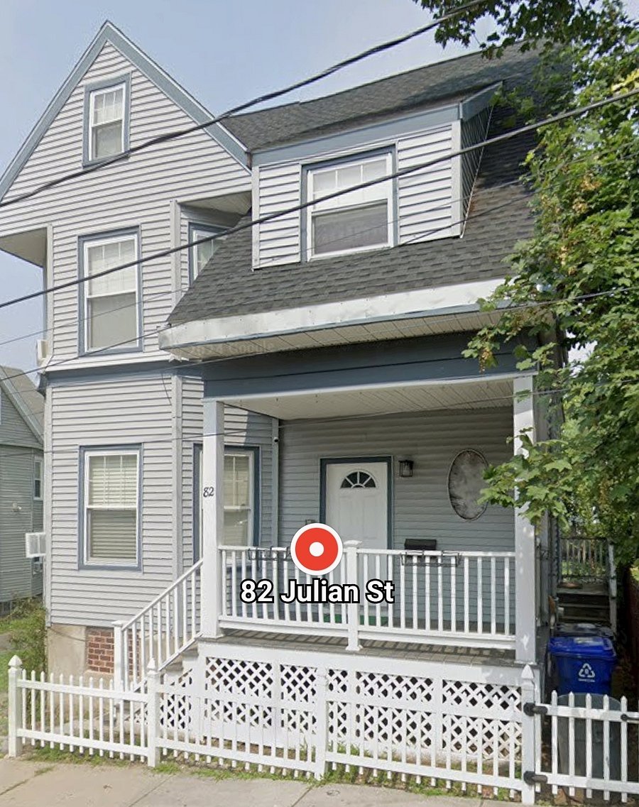 Exterior of the house.