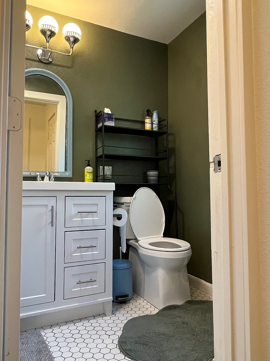 Bathroom View from Bedroom Hallway