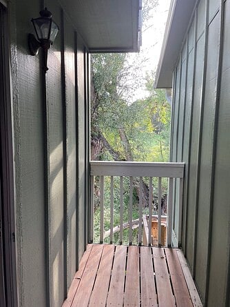 Outdoor balcony