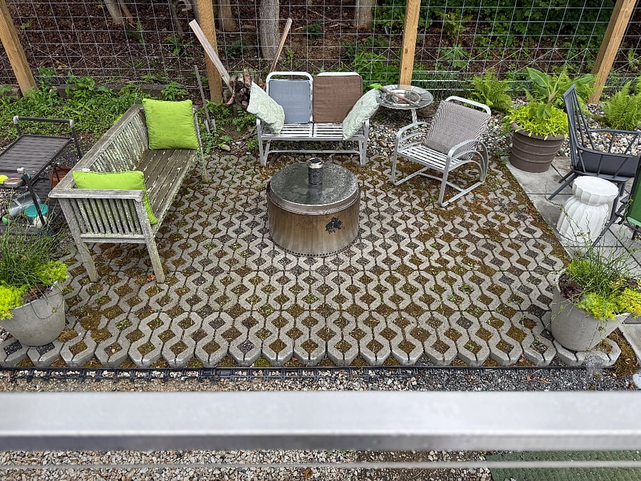 Solo stove firepit area