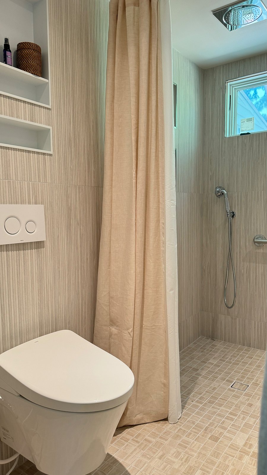 first floor powder room / wet room