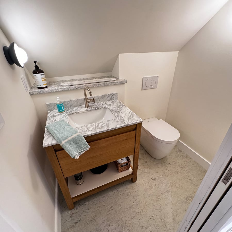 third floor guest suite half bath