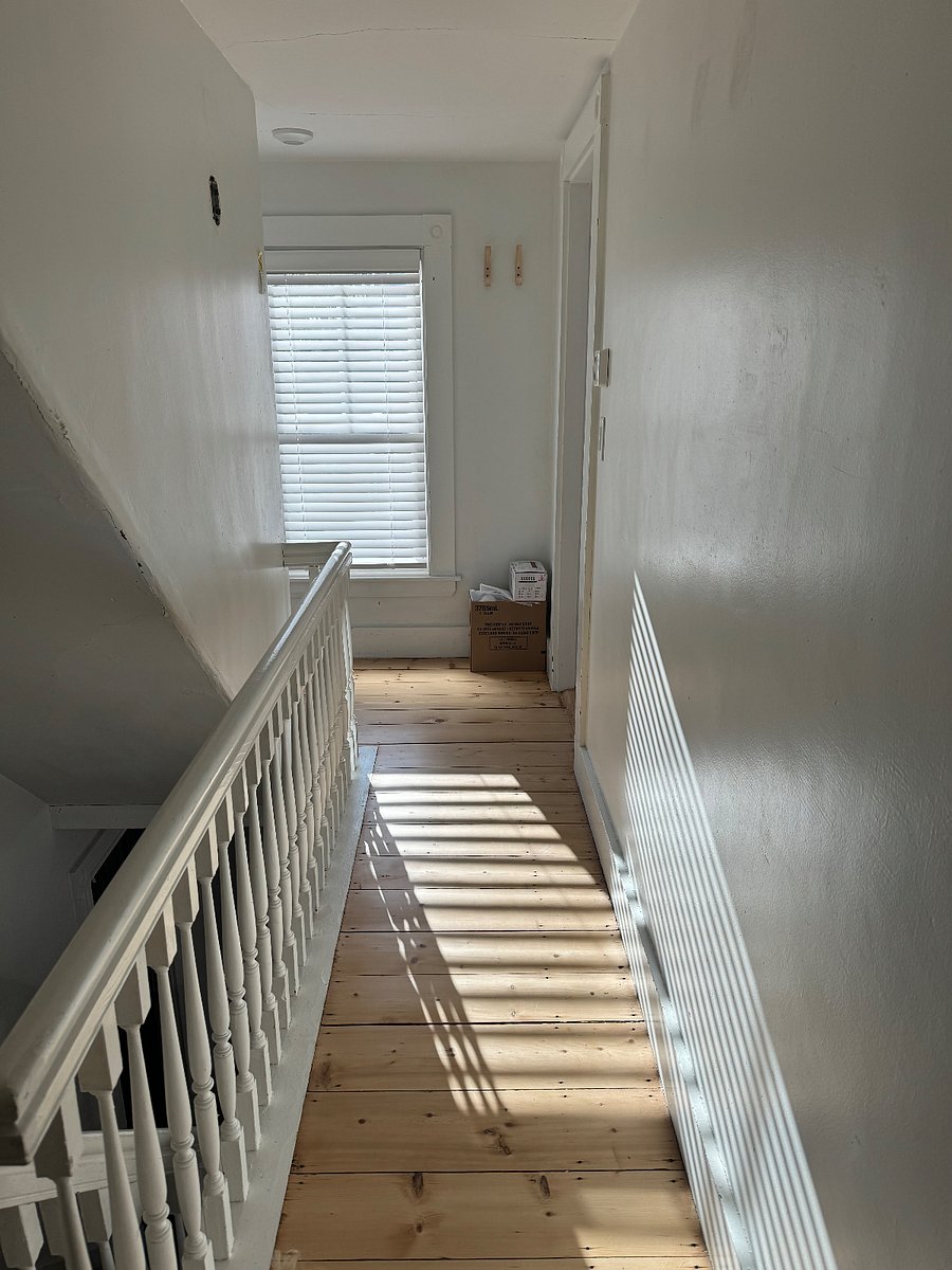 original refinished spruce floors on second floor