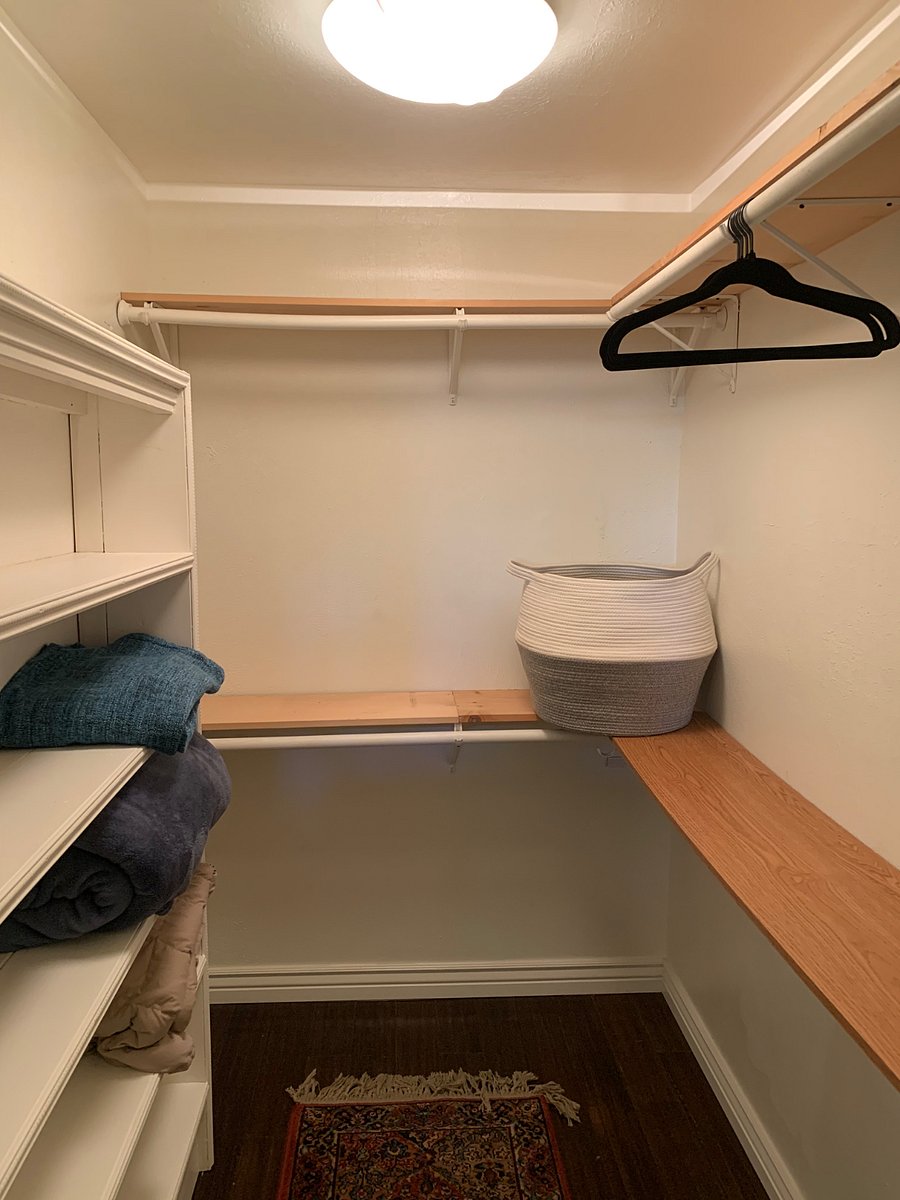 Huge walk in closet!