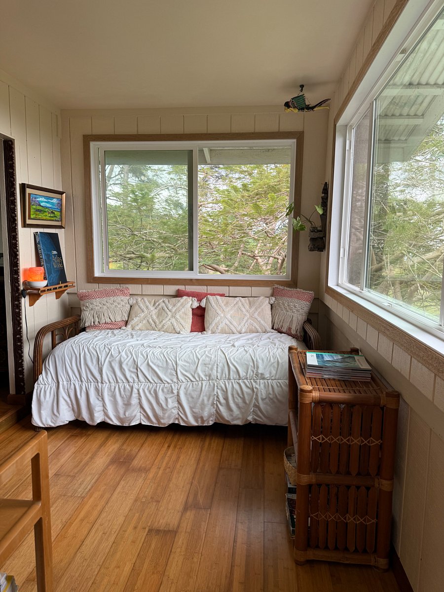 Day bed on covered lanai