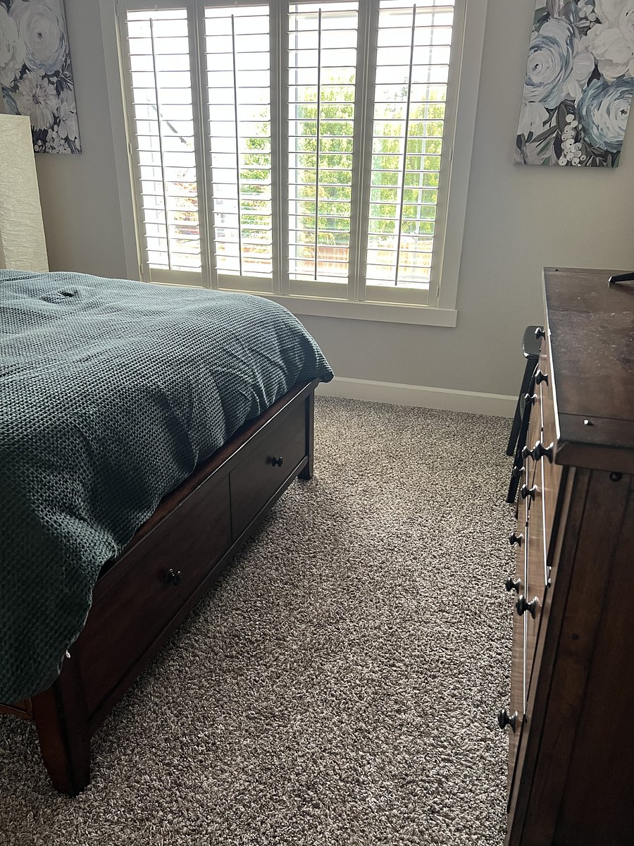 Under-bed storage as well as a dresser!