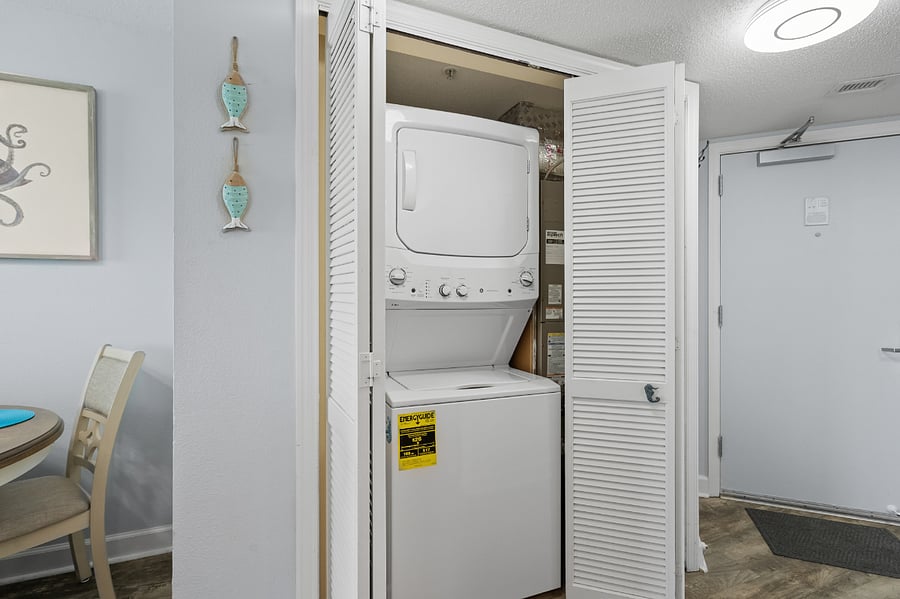Washer and dryer in condo