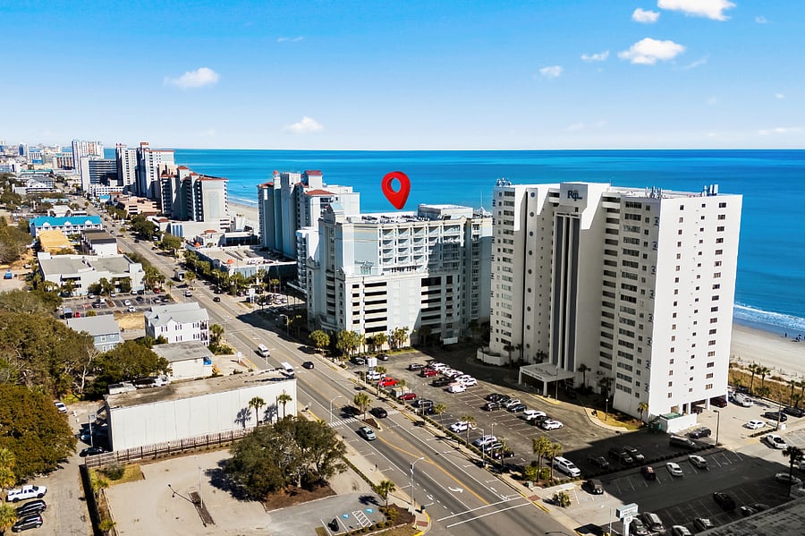 Location of Holiday Sands on Ocean Blvd