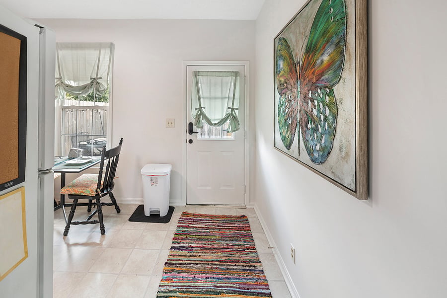 Kitchen - Back door