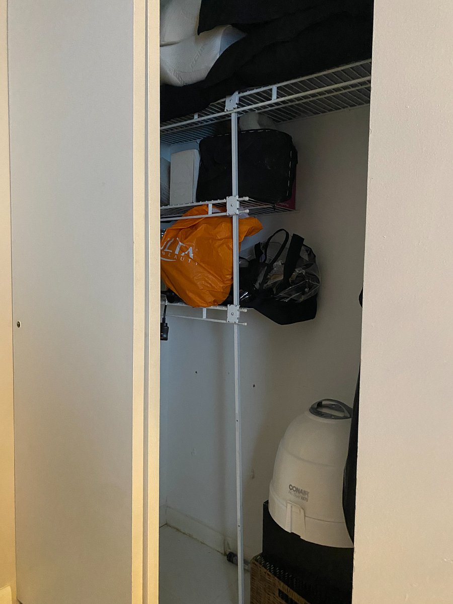 Closet will be empty
