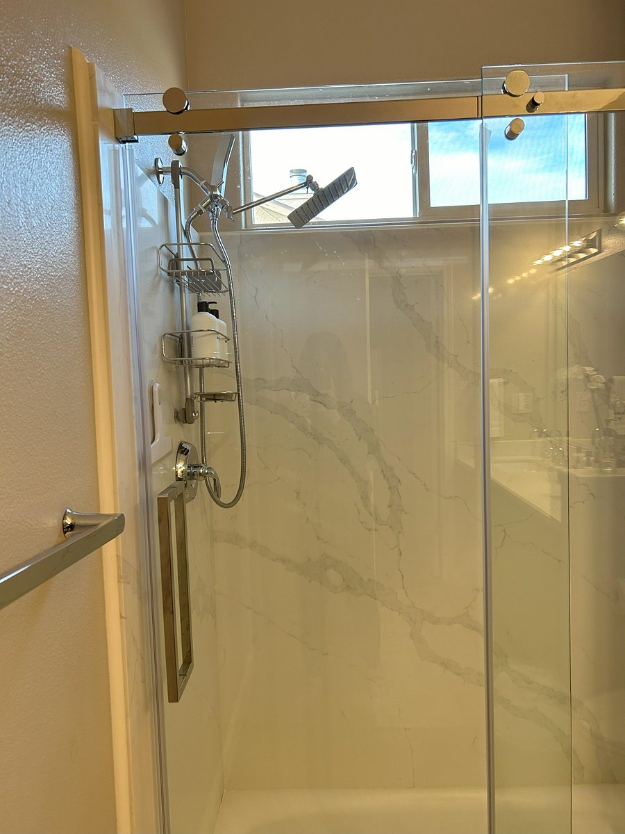 Primary bathroom shower