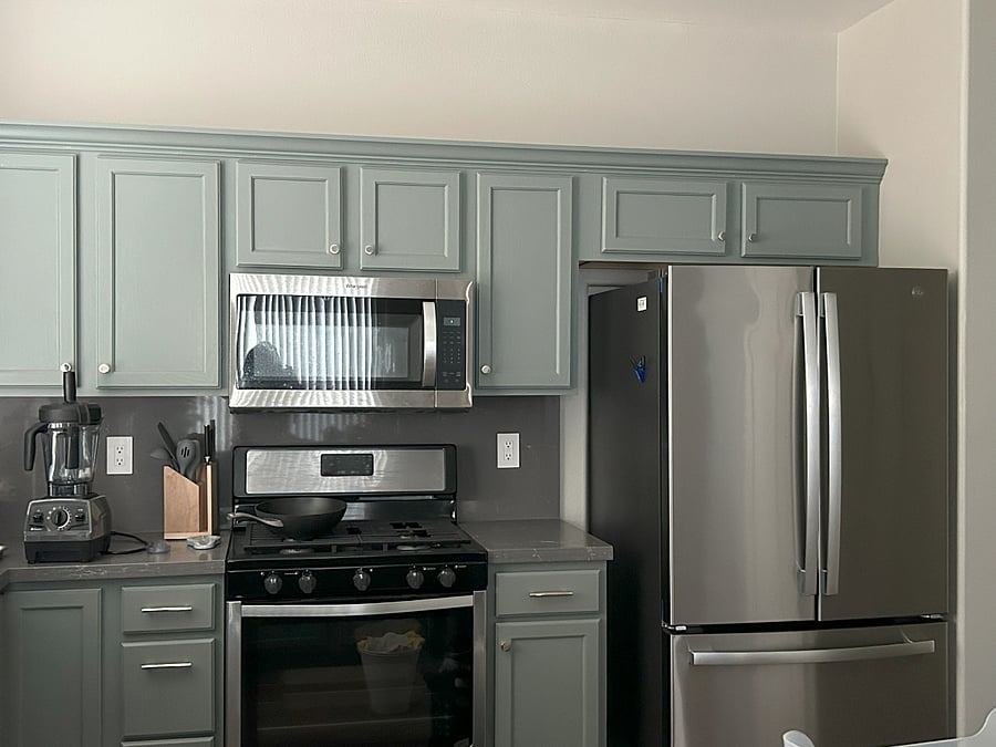 Kitchen fully stocked