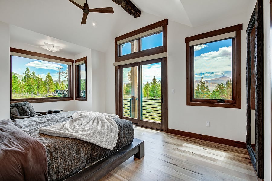 Main Level Master Suite with a view