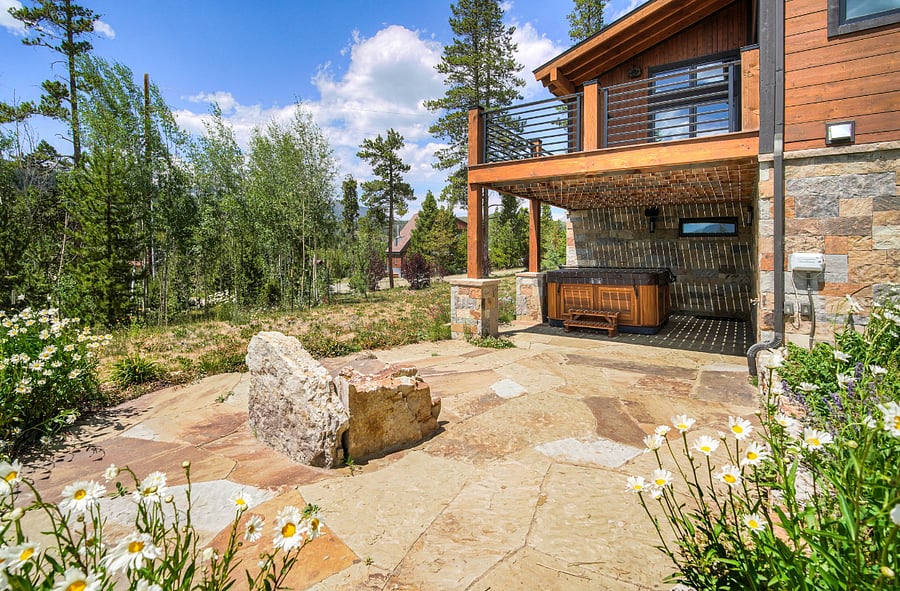 Large Hot Tub with a view