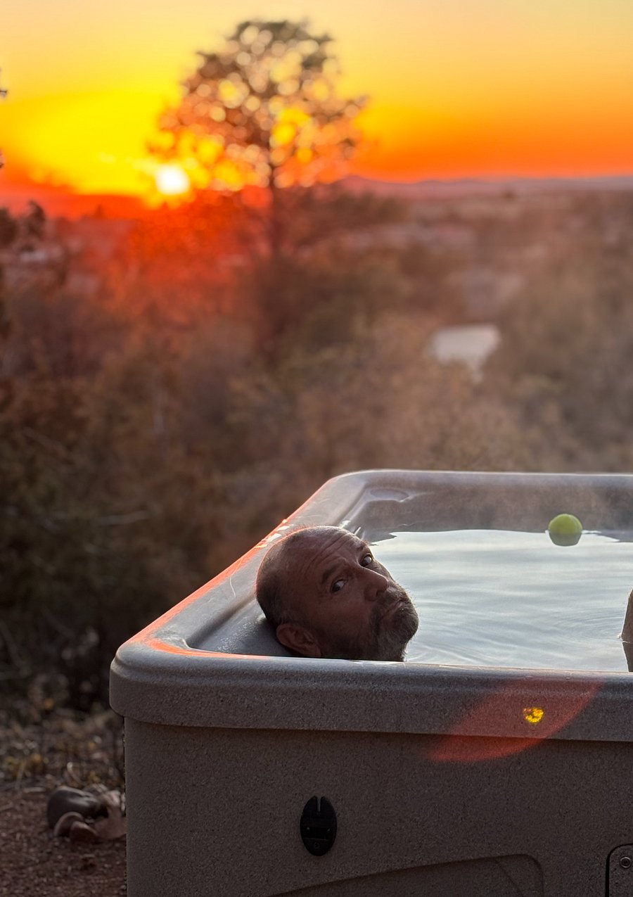 hot tub with a view!