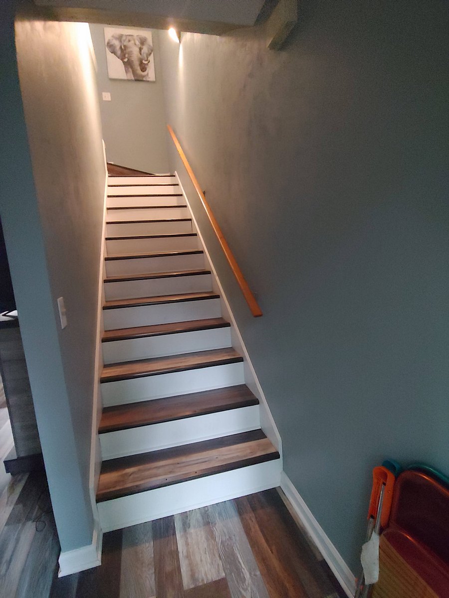 Upstairs to your peaceful oasis of bedrooms and bathrooms