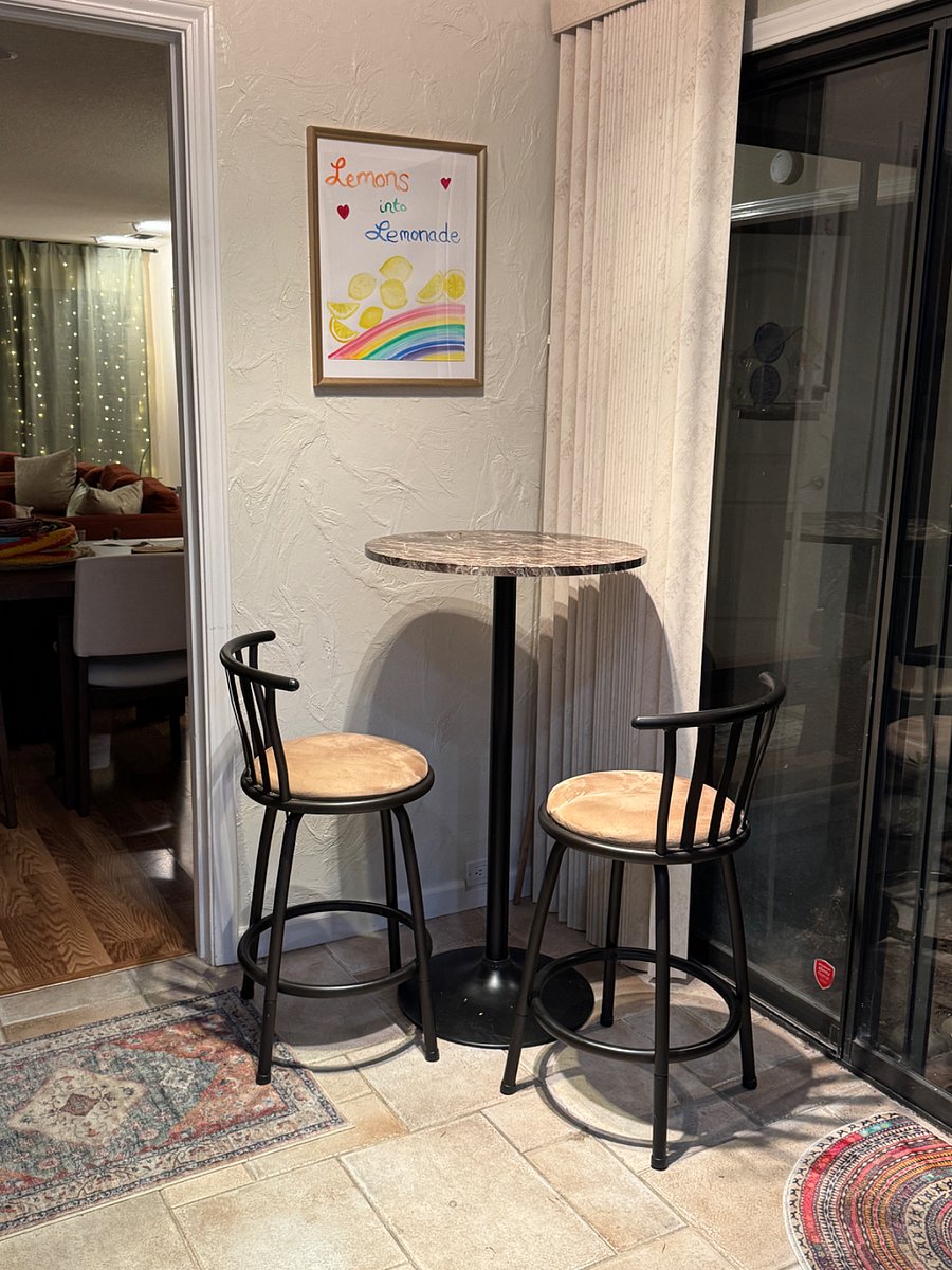 Little table in kitchen corner